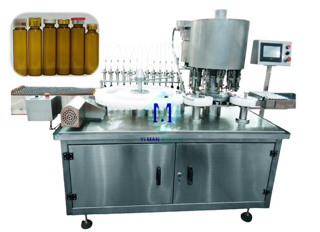 口服液灌裝軋蓋機(高速跟蹤式)  YMGZT型